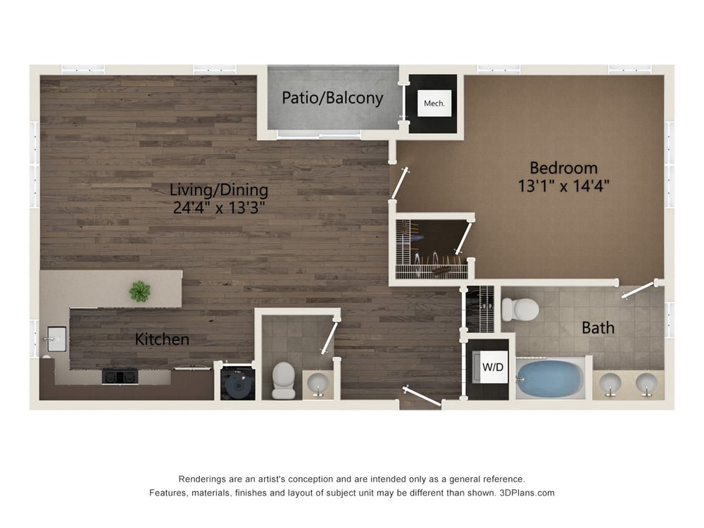 Apartment Floor Plans 745 Hamilton Somerset, New Jersey